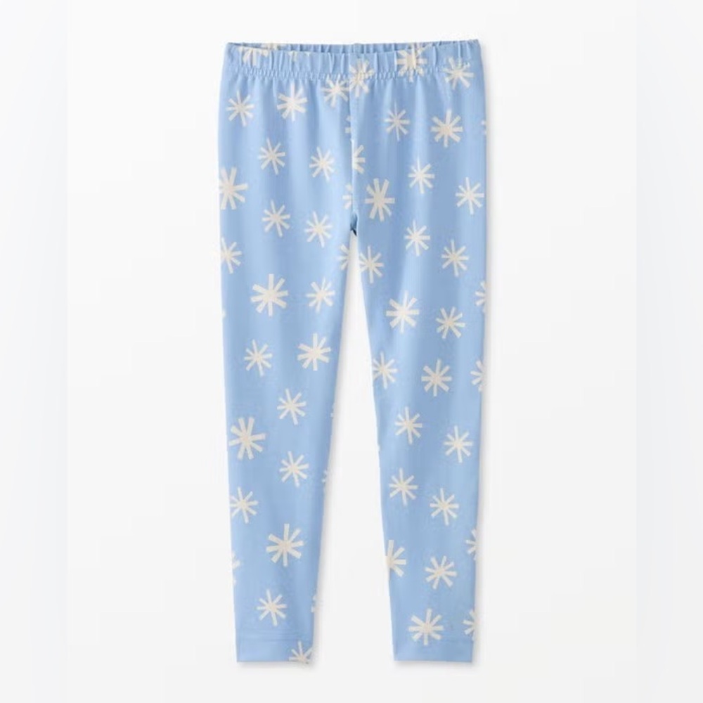 Hanna Andersson Printed Leggings Snowflake Youth size 12